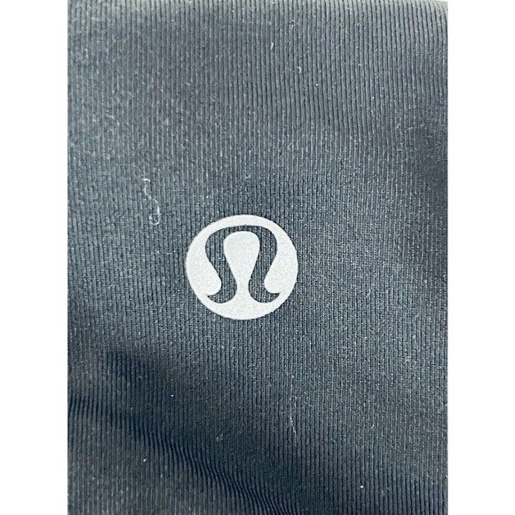 Lululemon Leggings Size 6 Black Side & Waist Pockets Yoga Pants Back Zip Pocket - Picture 3 of 6